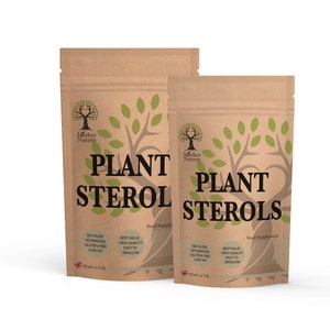 Pflanzensterole Kapseln 550 mg Hochpotenzextrakt Natürliche Pflanzensterole Ergänzung Phytosterin Pulver Vegan