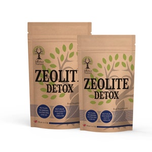 Zeolite Detox 500mg Capsules Natural Mineral UK Supplement Zeolite Powder Vegan