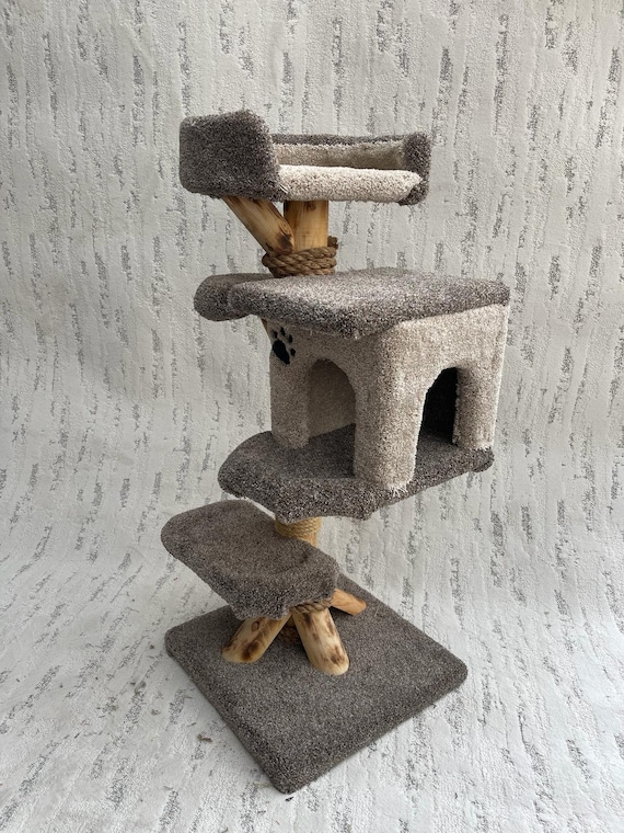 Non carpeted cat tree sale