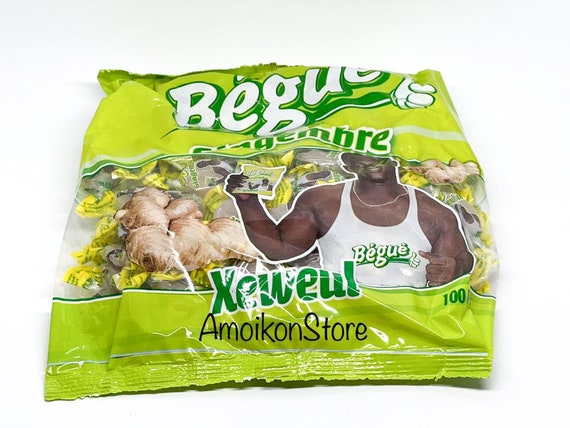 Bonbon Gingembre/ Begue Candy/ Ginger Candy/ African Candy / Senegal Candy  1 Pack -  Hong Kong