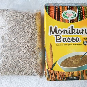 Monikuru Bacca/ Granulés de Mil pour la bouillie /Bouillie de Bacca Mil/ Millet Balls/ Organic Granulated Millet