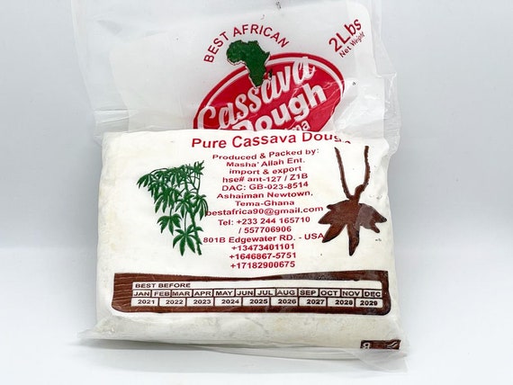 Buy Placali/ RAW Cassava Dough / Plakali 2 Lb/ African Fufu