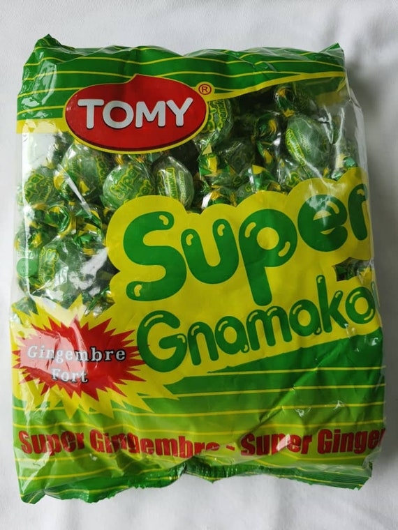 Tomy Ginger Candy/ Super Gnamakou/ African Candy/ Bonbon Gingembre/ Bonbon  Gnamakou 1 Pack 