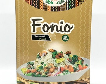 Fonio African Supergrain/ Organic Fonio Gluten-free 500g (1.3lb)