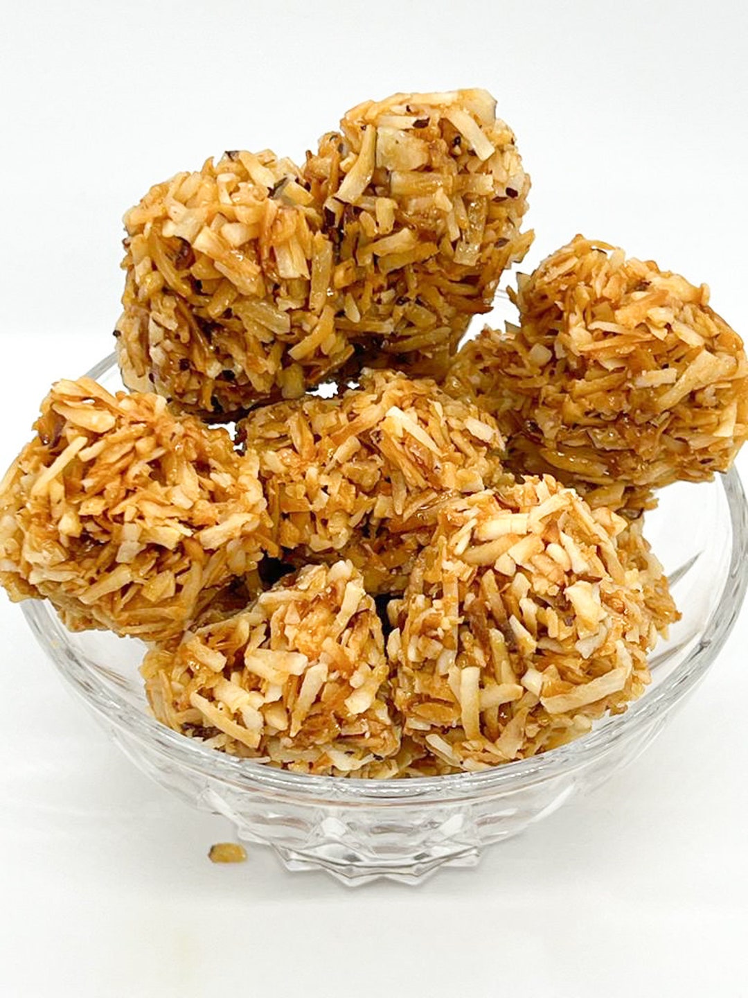 African Coconut Candy/ Grated Crunchy Coconut Candy/ Toasted Coconut