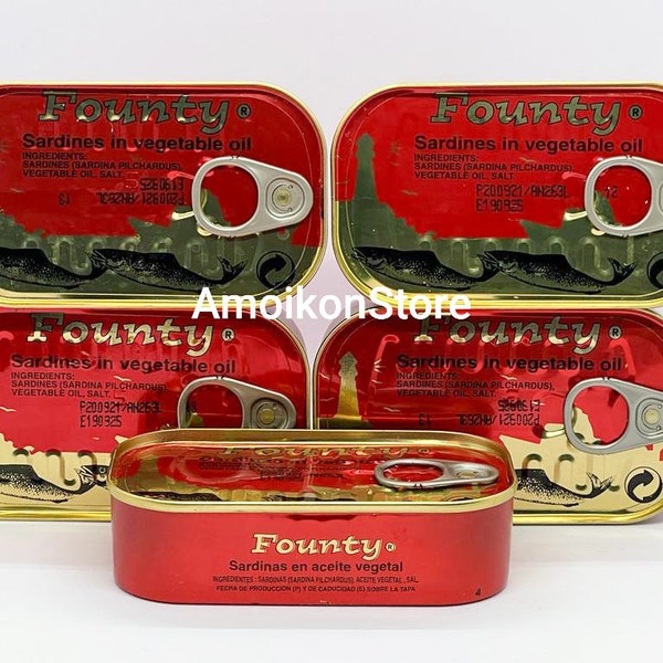 5 Cans Founty Sardines Fish/ Can Fish/ Easy Meal Alternatives