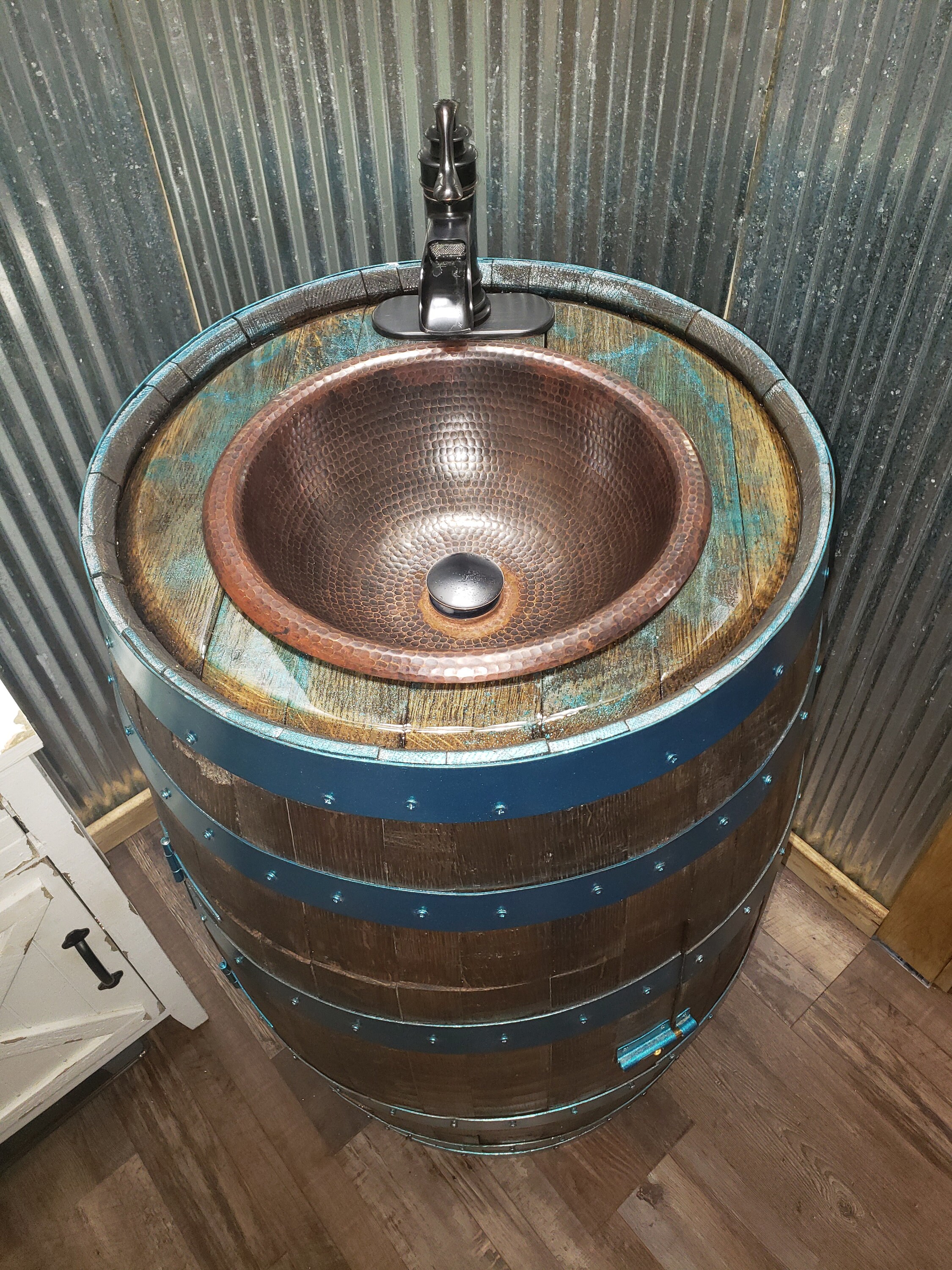 Whiskey Barrel Vanity/sink - Etsy