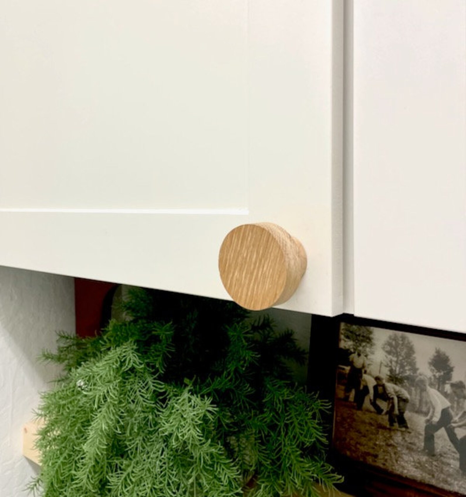 White Oak Wood Wall Knobs Etsy