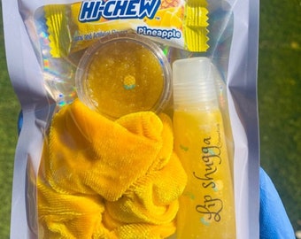 Handmade Lip Gloss Lip Scrub Bundle/ Flavored Clear Lip Gloss