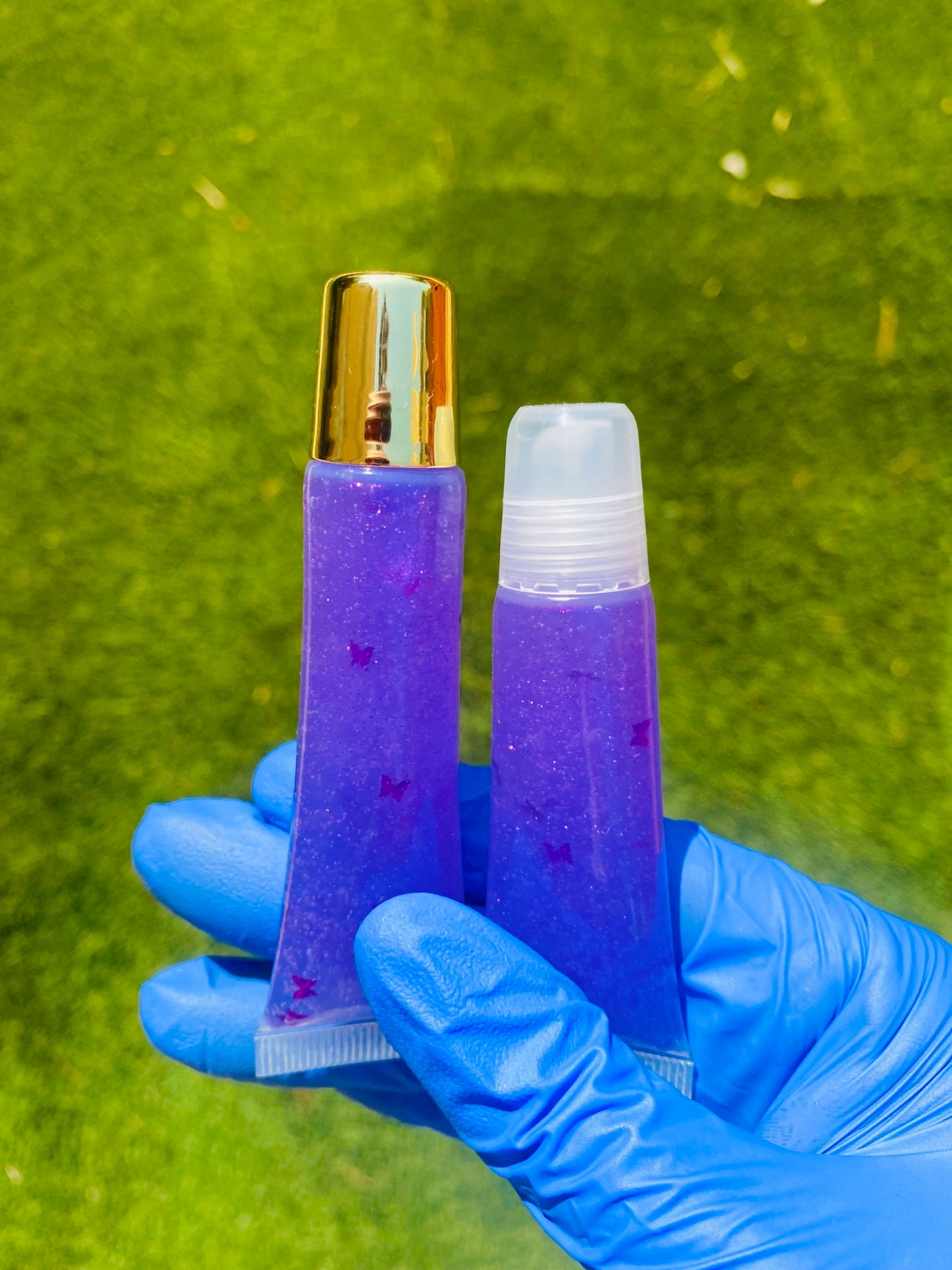 Genie Butterfly Glitter Lip Gloss Flavored Lip Gloss Clear Etsy