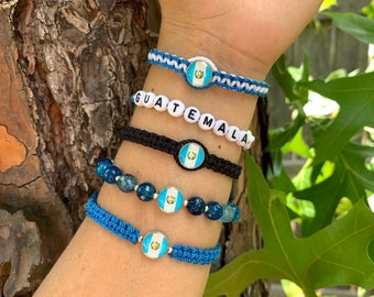 Guatemala- Guatemala Flag- Guatemala Bracelet- Guatemala Love- Chapin - Chanines - Chapin Pride- Pulsera de Guatemala - Bandera de Guatemala