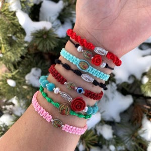 Pulseras Virgen de Guadalupe - Nuestra Señora de Guadalupe - Pulseras Virgencita- Pulseras Católicas- Regalos del Día de la Madre - Regalos para ella