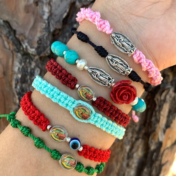 Virgen de Guadalupe Bracelets - Nuestra Señora de Guadalupe - Virgencita Bracelets- Catholic Bracelets- Mother’s Day Gifts - Gifts for her