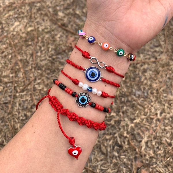 Red Evil Eye Bracelets