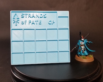 Suivi de dés Aeldari/Eldar Strands of Fate, widget Warhammer 40k