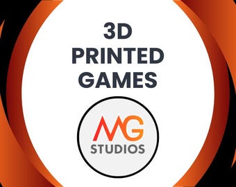 3D-printade spel internationella paket