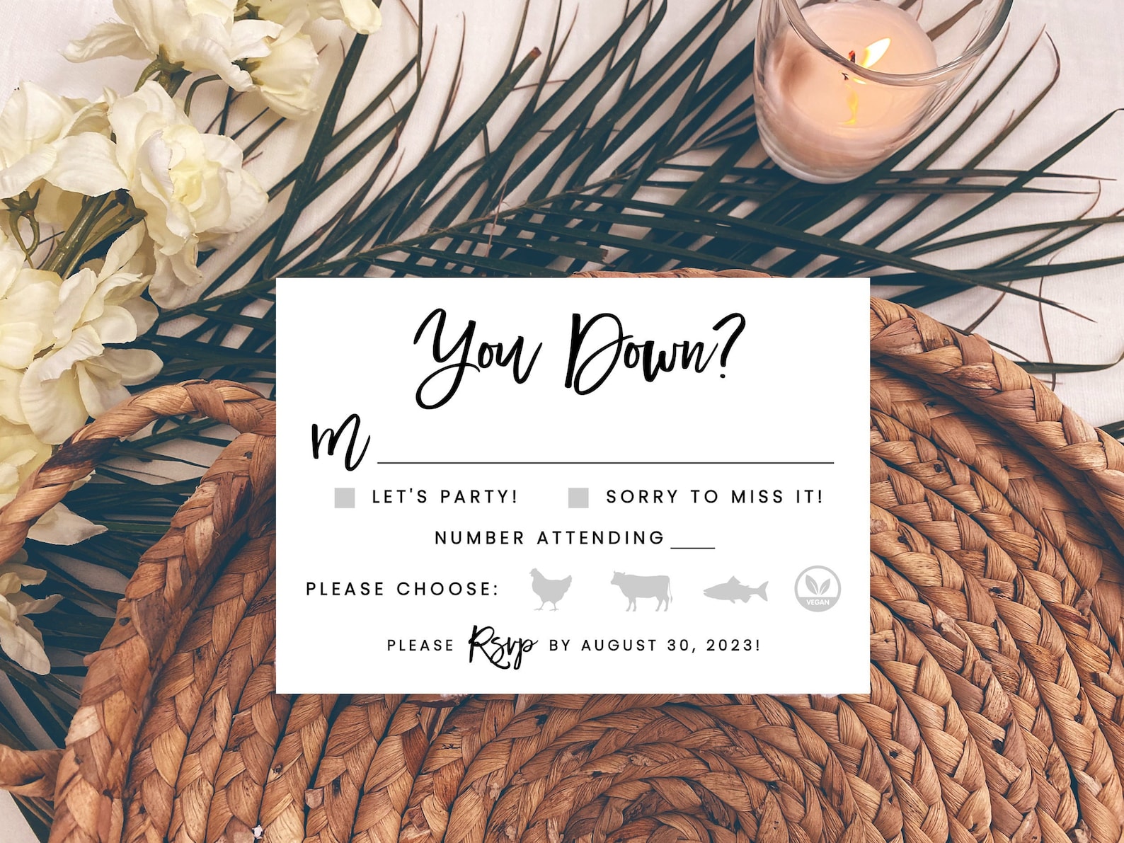 Menu Selection Card Template Printable Wedding RSVP Menu Card Etsy Menu Selection Card Template Printable Wedding RSVP Menu Card Etsy