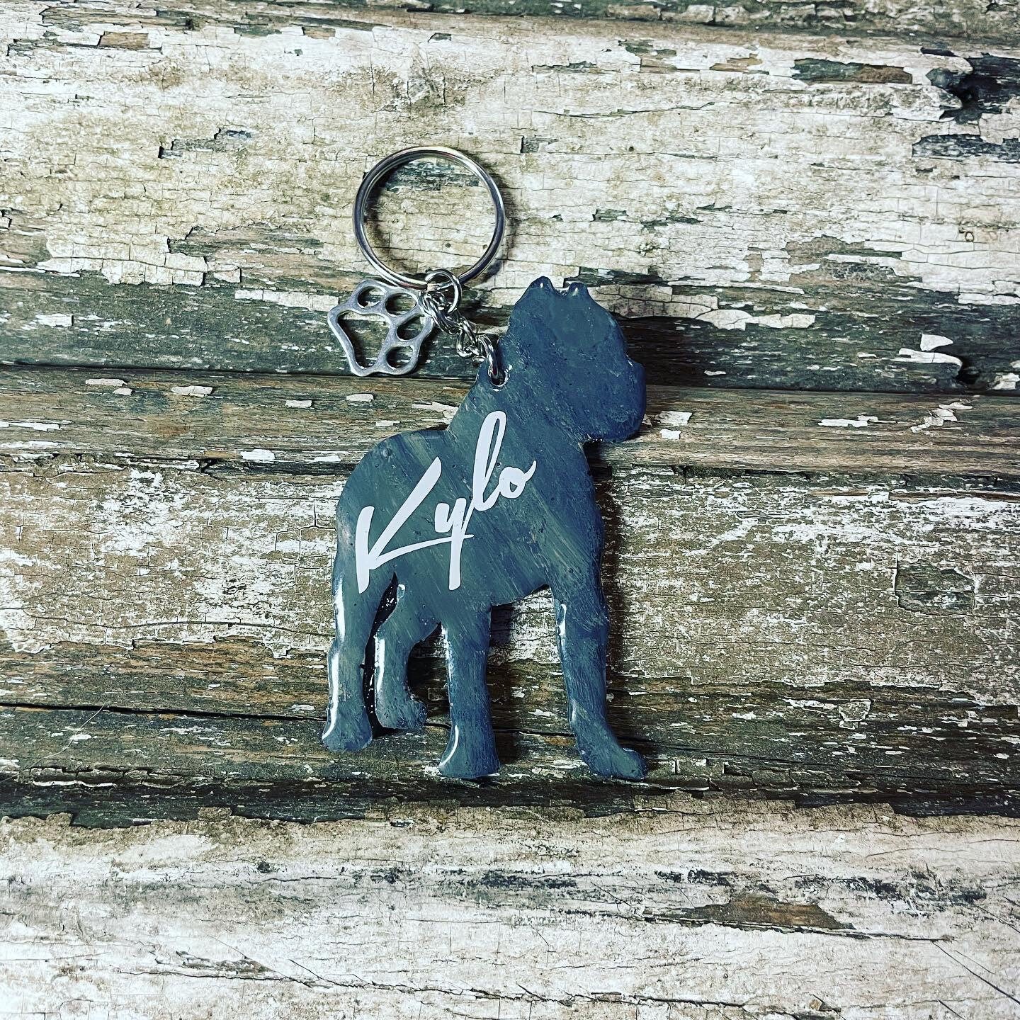 Custom Cane Corso Keychain Etsy