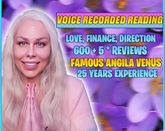 VOICE RECORDING Tarot Reading | 25 years experience | Over 600 5-Star Feedback!