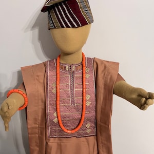 First birthday agbada outfit for baby boys