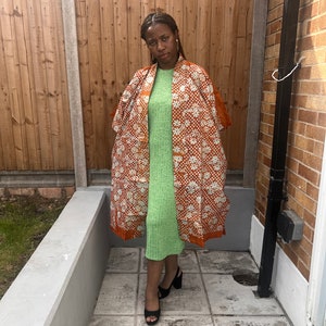 Sale* Nigerian Adire / Kampala  Kimono, one size