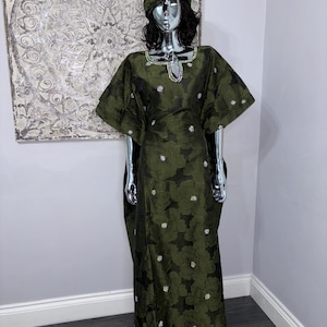 Nigerian Black Bubu/ boubou Kaftan one size