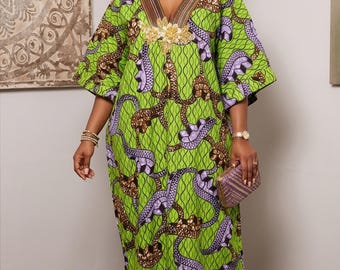 Nigeriaanse bubu boubou-kaftan één maat