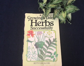 Vintage Herb Book Pages - 8 pc Set