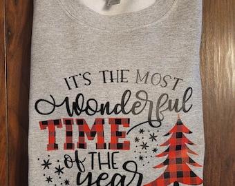 It's the most wonderful time of the year, Christmas T-shirt, X-Mas shirt, Christmas shirt, Family Christmas shirts