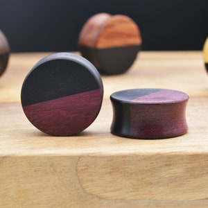 Ear plug - Ebony-amarant