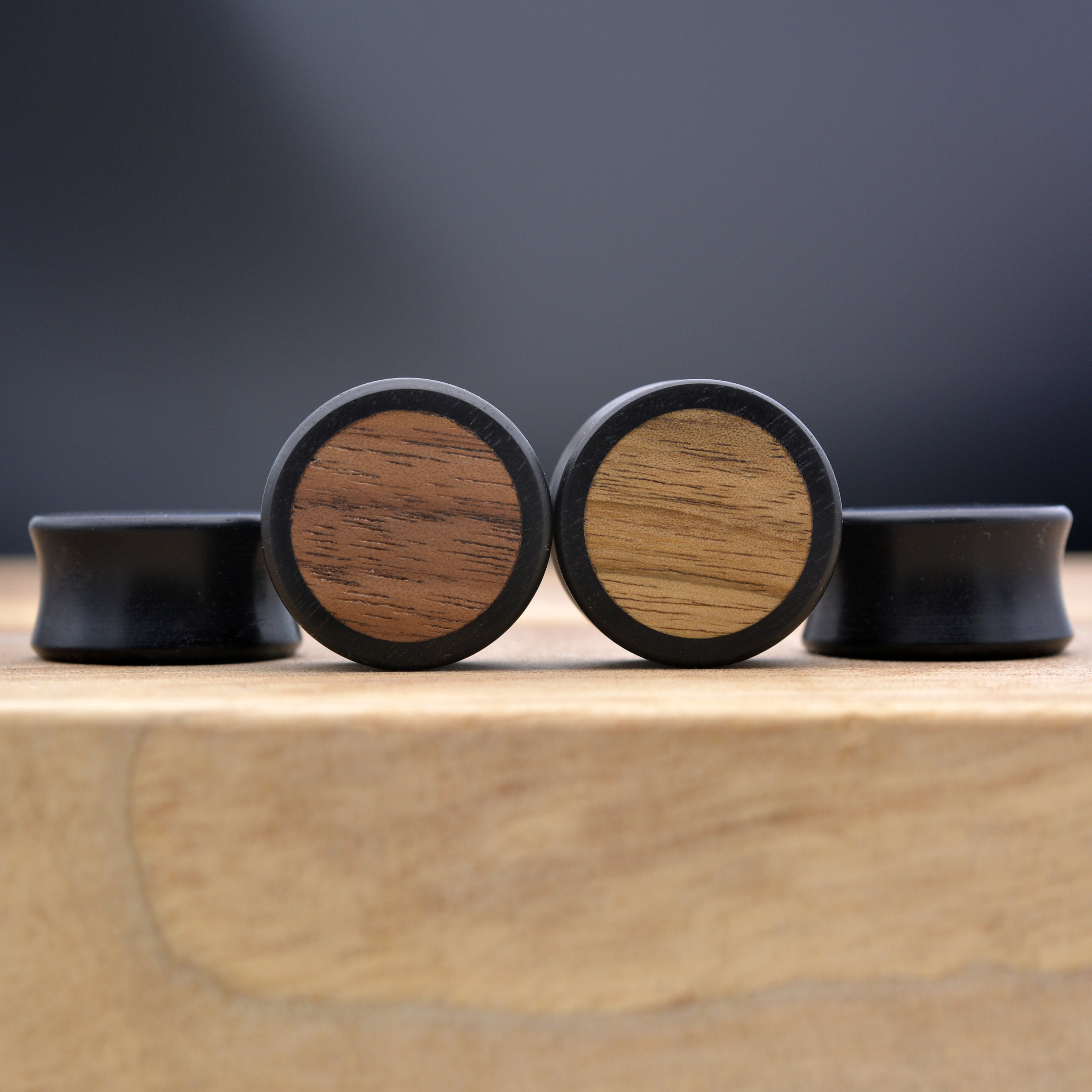 Dilatatore Per Orecchie In Legno - Spira Naturale 8mm, Conico, Ipoallergenico, Per Piercing - Foto 10