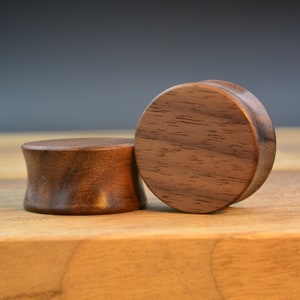 Walnut ear plugs