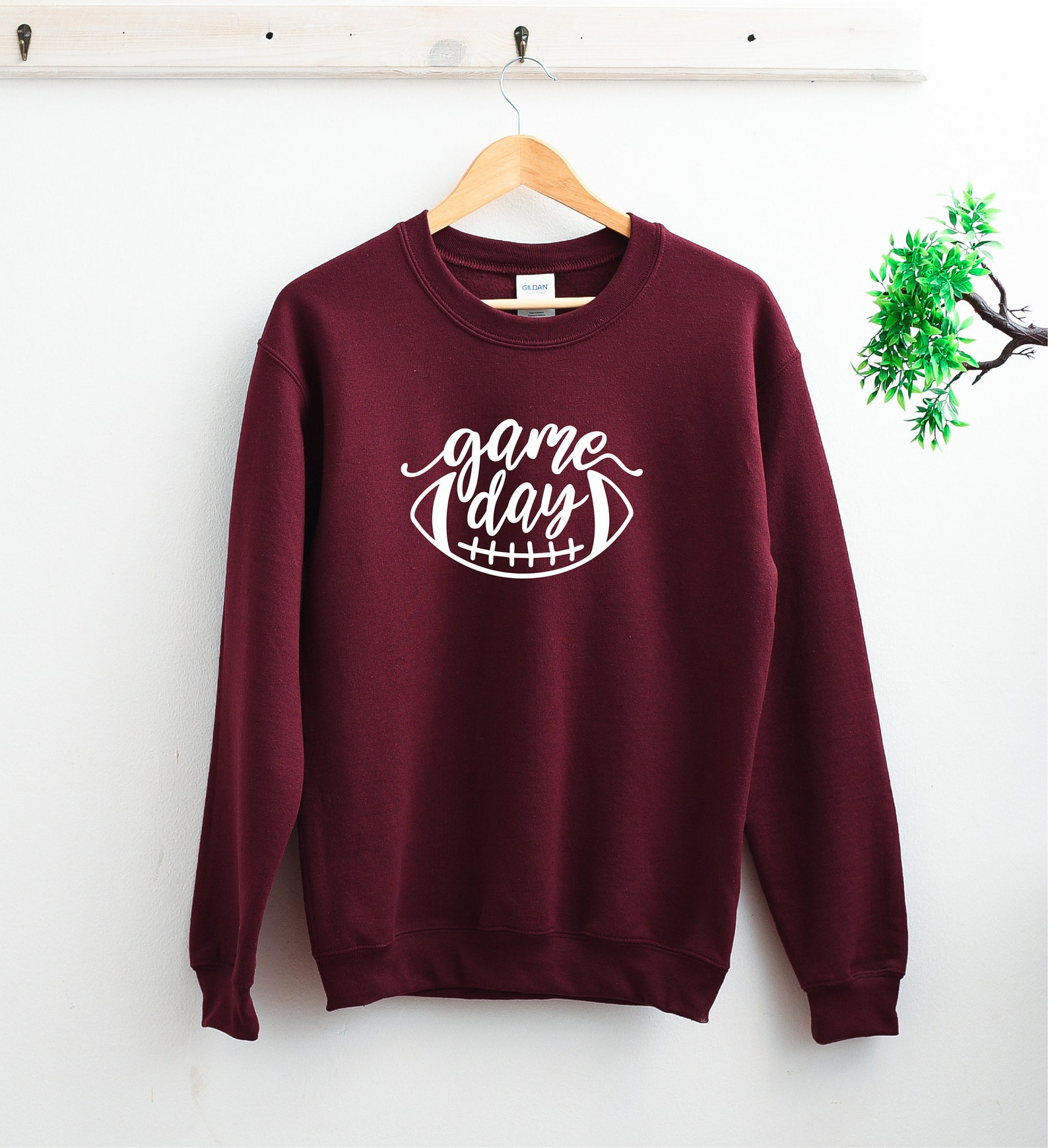 Game Day Sweatshirt Long Sleeve Super Bowl Sweatshirt Womens Etsy