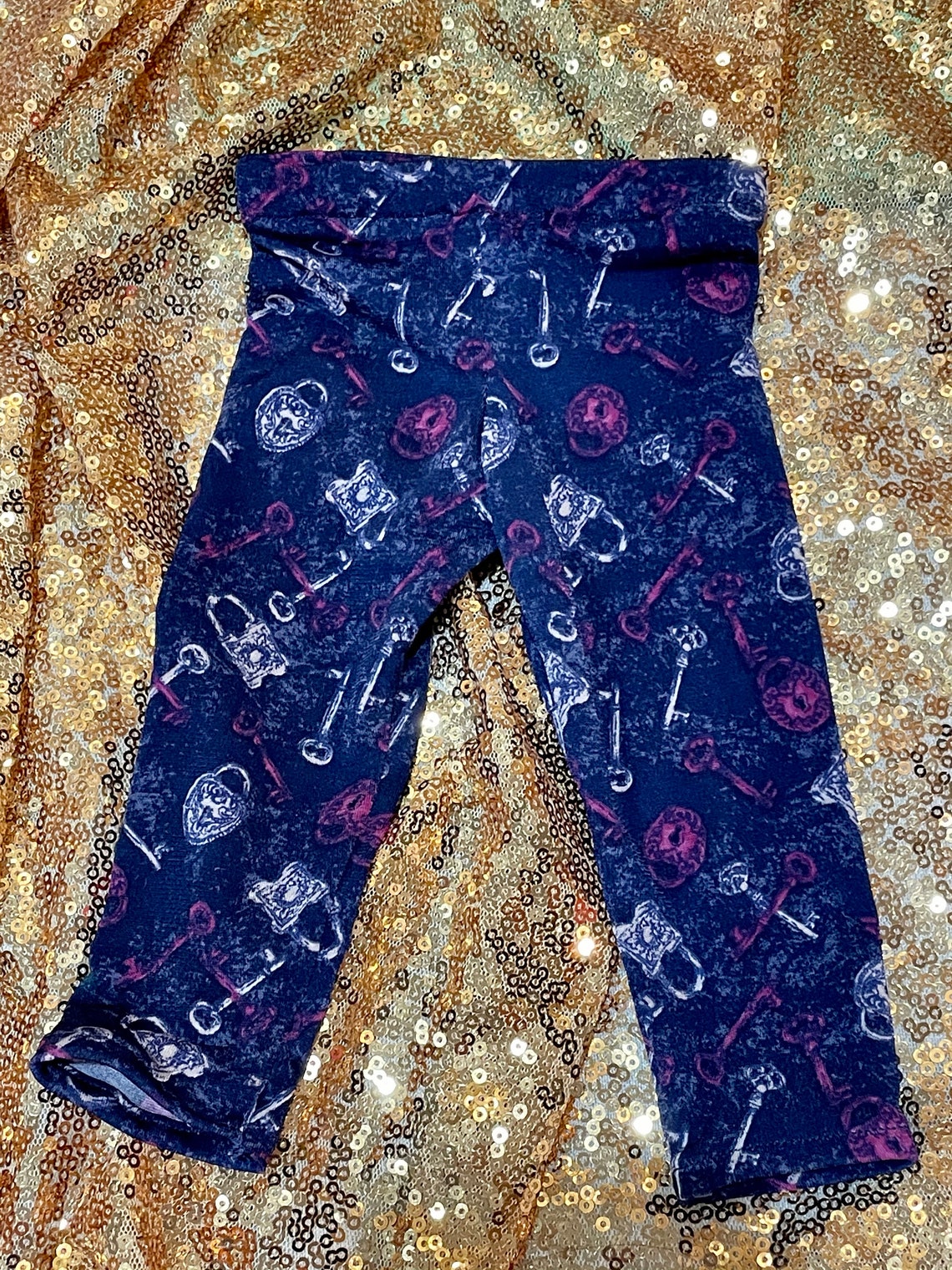 Lock and Key Trendy Leggings for 18 Inch Dolls, Ag Doll Leggings, Basic