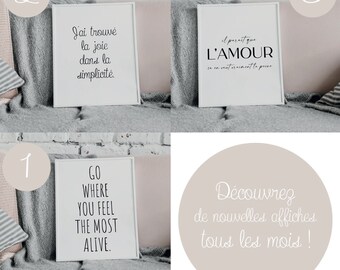 Affiche De Citation Etsy France