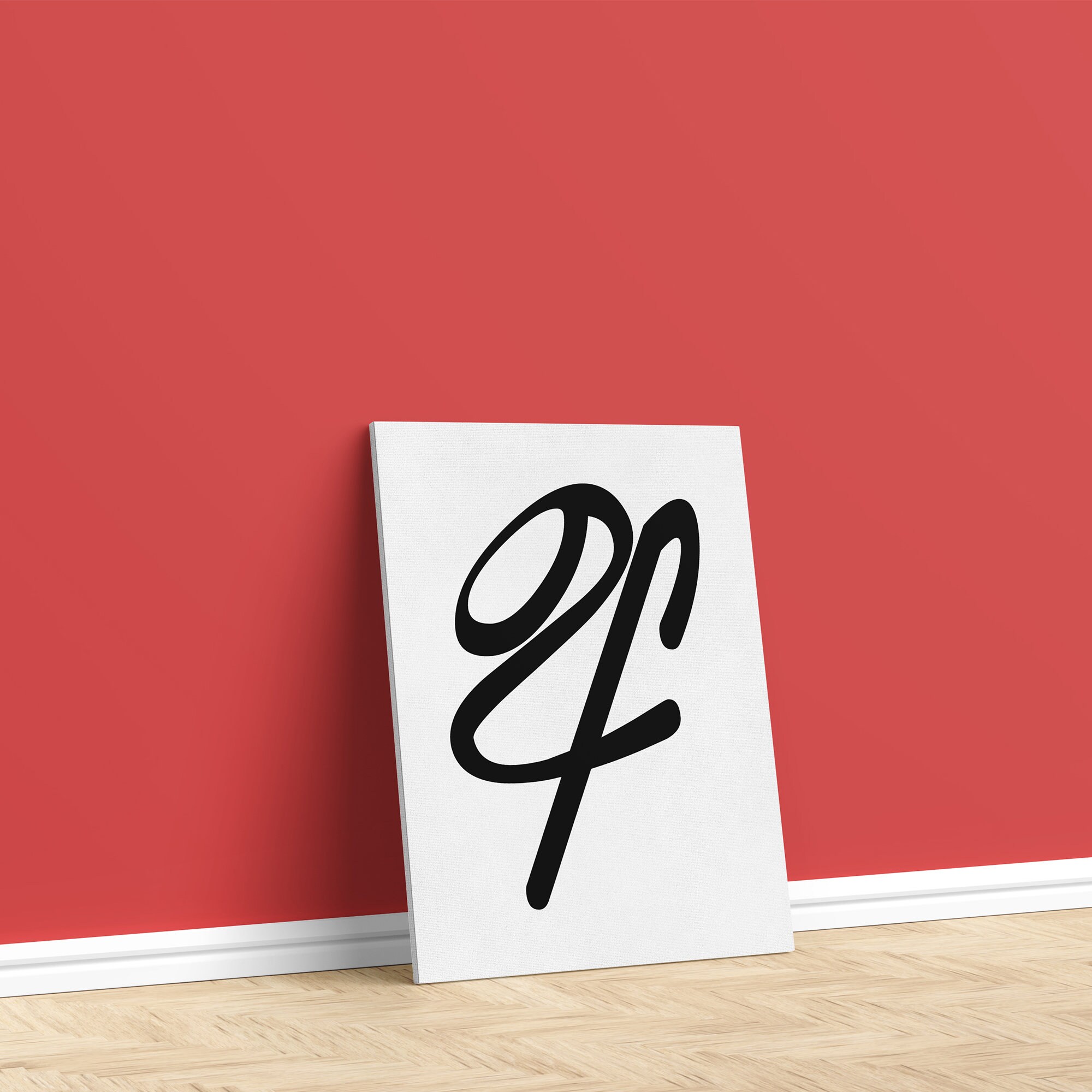 printable letter art a typography poster alphabet letter etsy