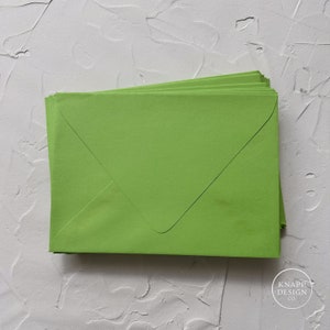 GMUND Leaf Green 32 A7 Euro-flap envelopes - Pack of 5