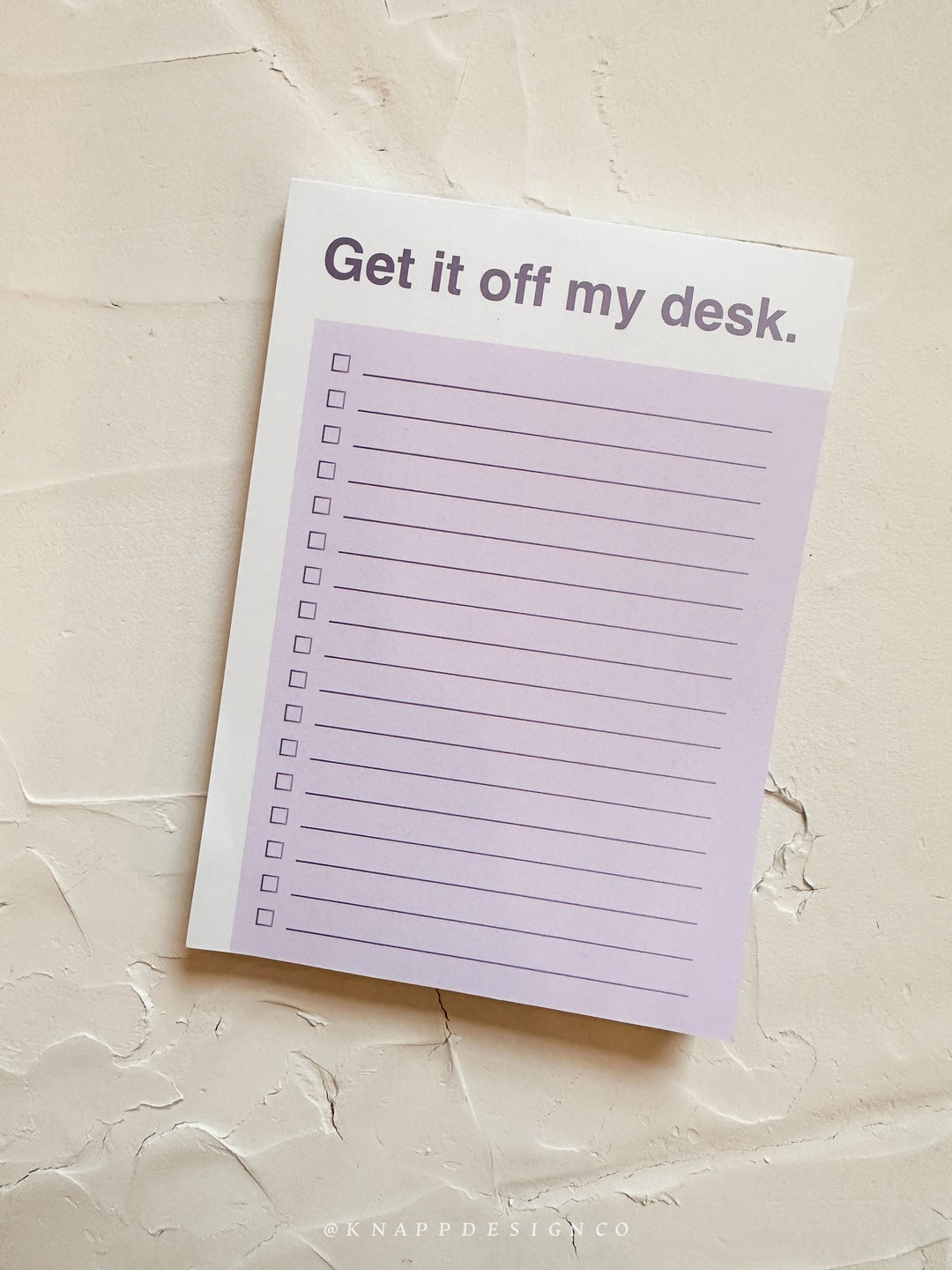 Off My Desk Notepad Off My Desk Notepad