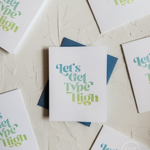 Carte typographique Let's Get Type High