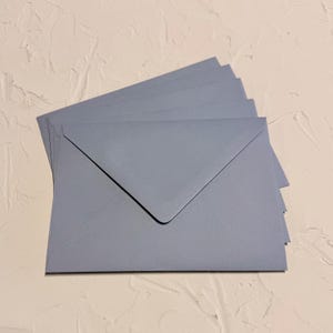 KEAYKOLOUR #32- Steel Blue A7 SOHO Euro-flap envelopes - Pack of 5