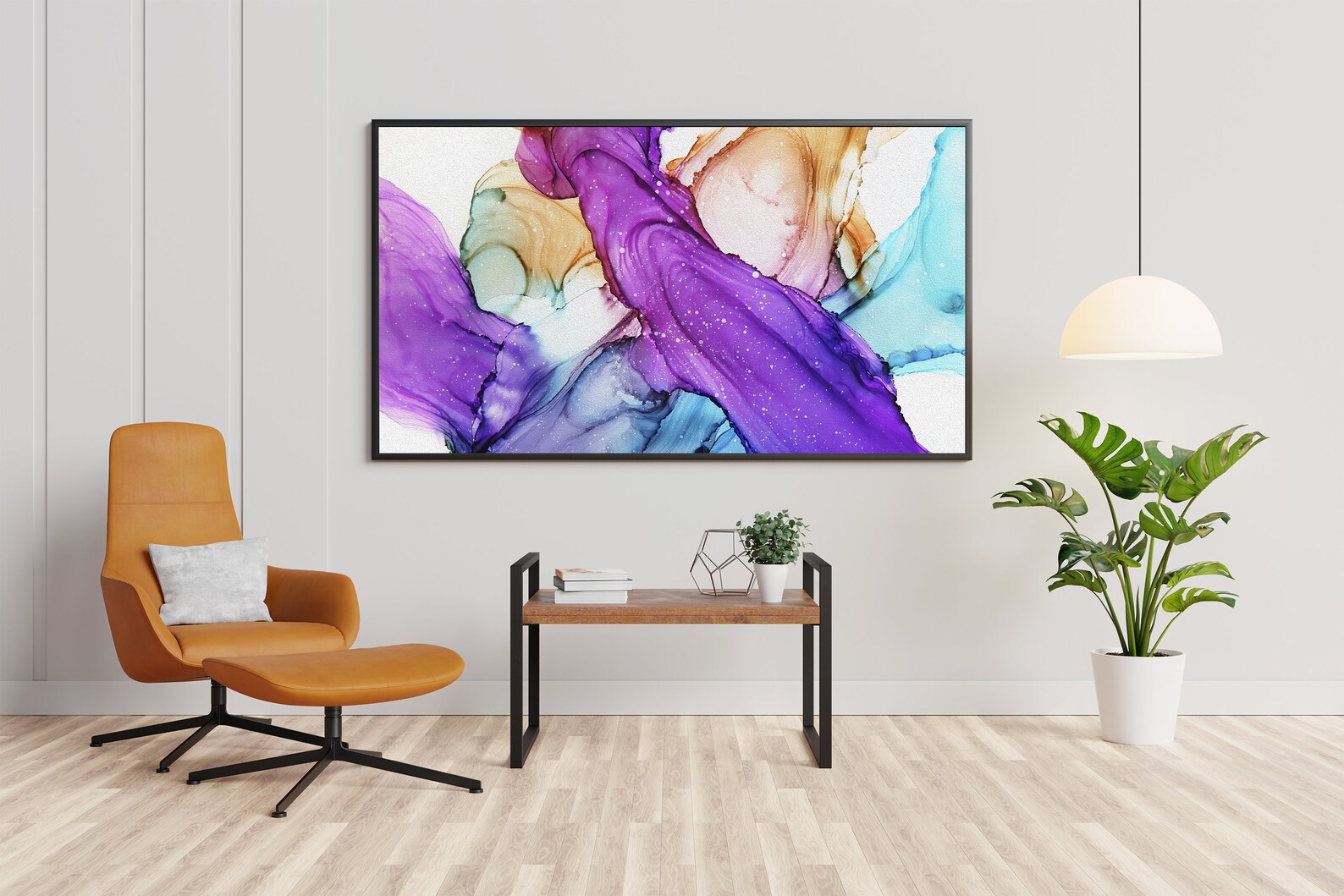 Samsung Frame TV Art Abstract tv Art Samsung Art TV Digital Etsy