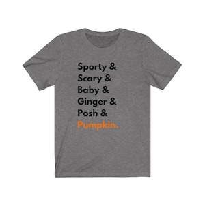 Pumpkin Spice Girls Unisex Jersey Short Sleeve Tee