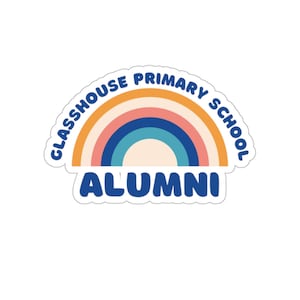 Bluey Calypso Glasshouse Primary School Alumni Die-Cut Stickers