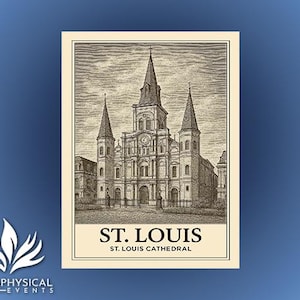 St. Louis Cathedral Etched Elegance