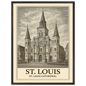 St. Louis Cathedral Etched Elegance