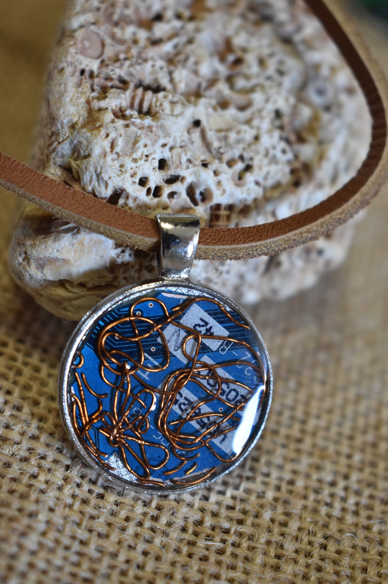 Ewaste jewelry Junk art ecofriendly jewelry Trash into Etsy