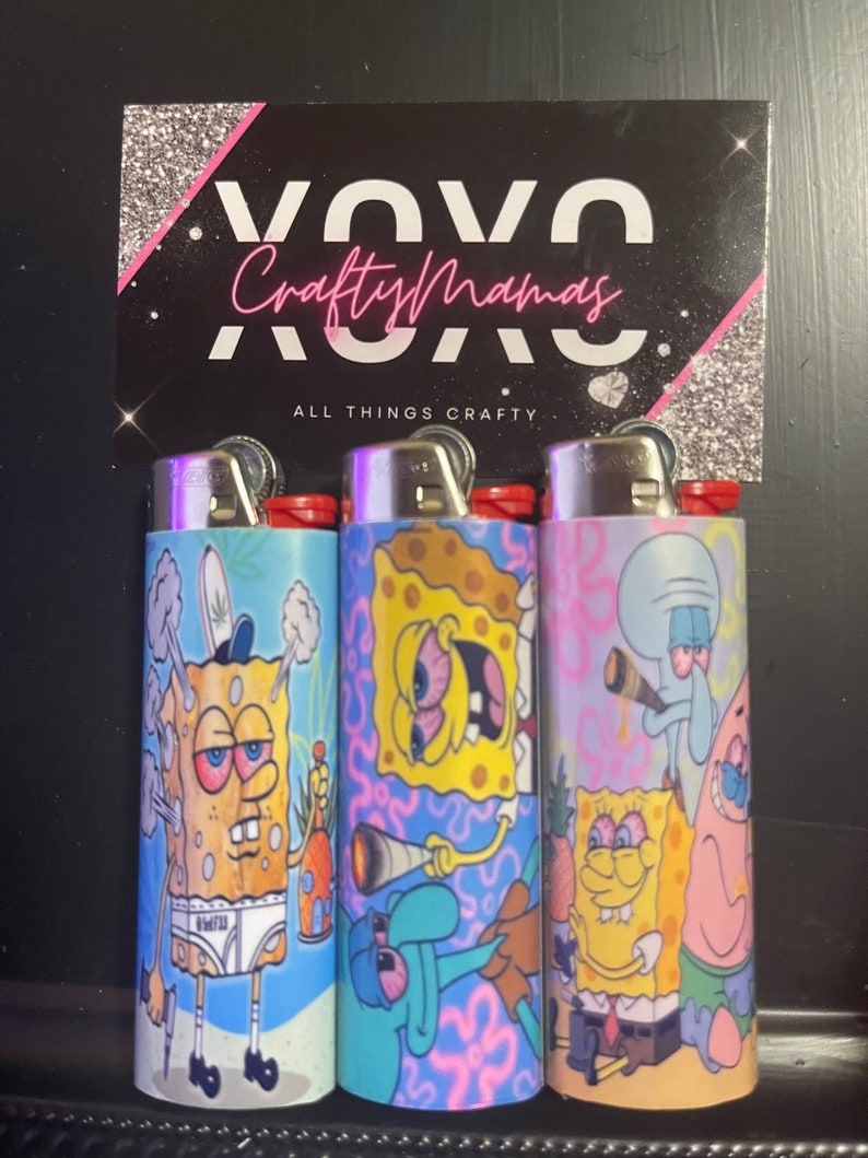 Stoner Sponge Bob Lighters set of 3 