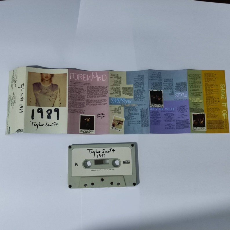 Taylor Swift audio cassette hand made image 3