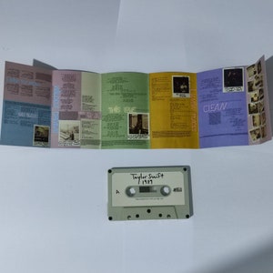 Taylor Swift audio cassette hand made image 4