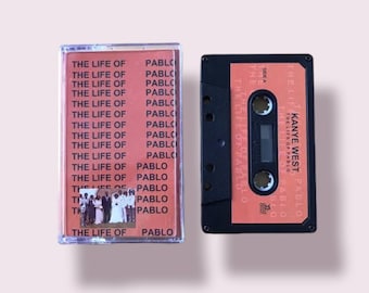 Kanye West - The Life of Pablo - Graduation - Bi Polar - Jesus is king - My Beautiful - 808 Heartbreak , audio cassette hand made Indonesia